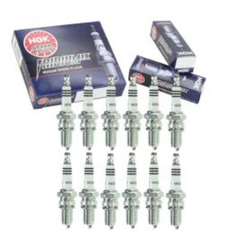 12 pc NGK Iridium IX Spark Plugs for 1986-1990 Lamborghini LM002 5.2L V12