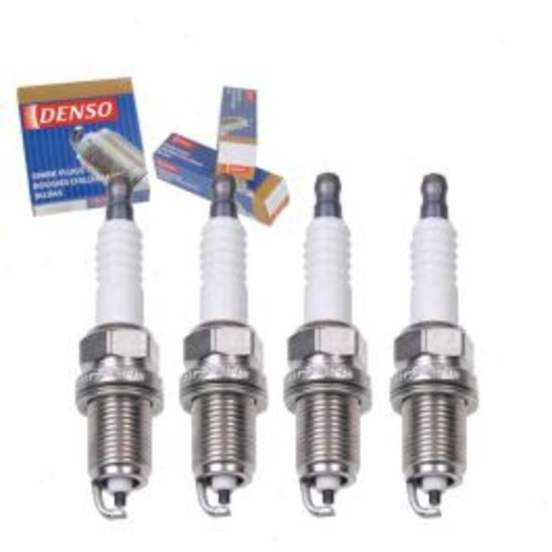4 pc DENSO Standard Spark Plugs for 1990-1992 Mazda MX-6 2.2L L4