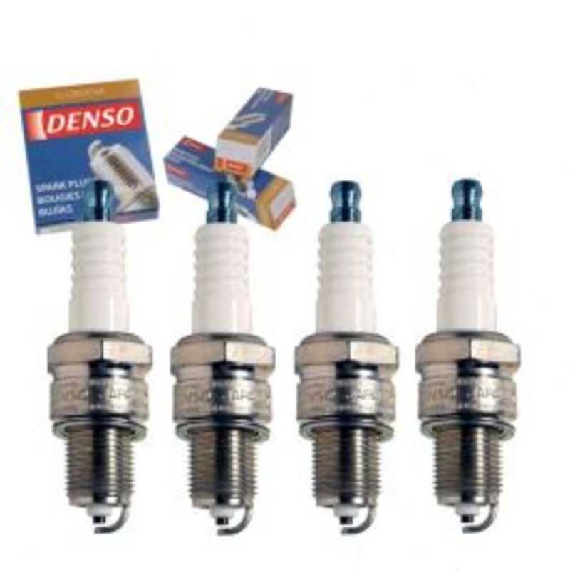 4 pc DENSO Standard U-Groove Spark Plugs for 1971 Mazda 1200 1.2L L4