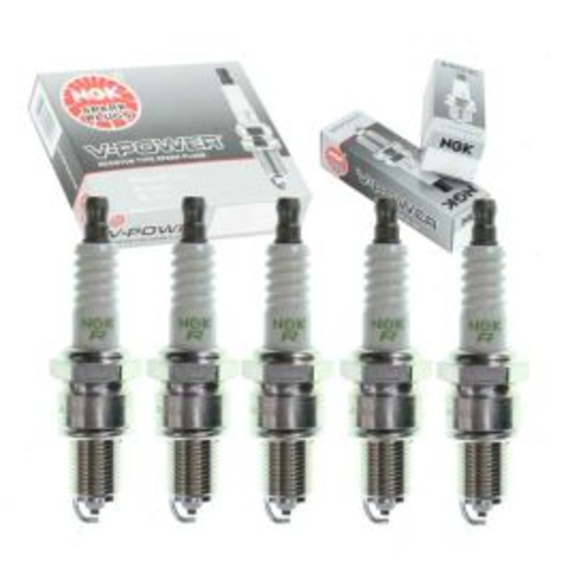 5 pc NGK V-Power Spark Plugs for 1983-1987 Volkswagen Quantum 2.2L L5
