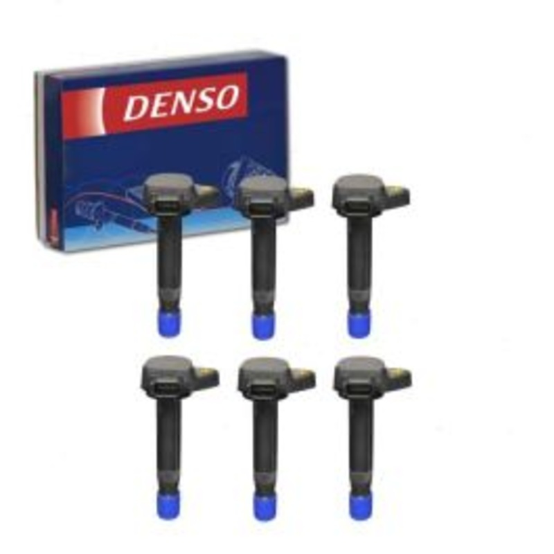 6 pc DENSO Direct Ignition Coils for 1999-2008 Acura TL 3.2L 3.5L V6