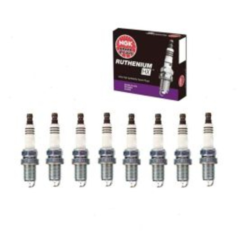 8 pc NGK Ruthenium HX Spark Plugs for 1997-1998 Dodge B1500 5.2L 5.9L V8