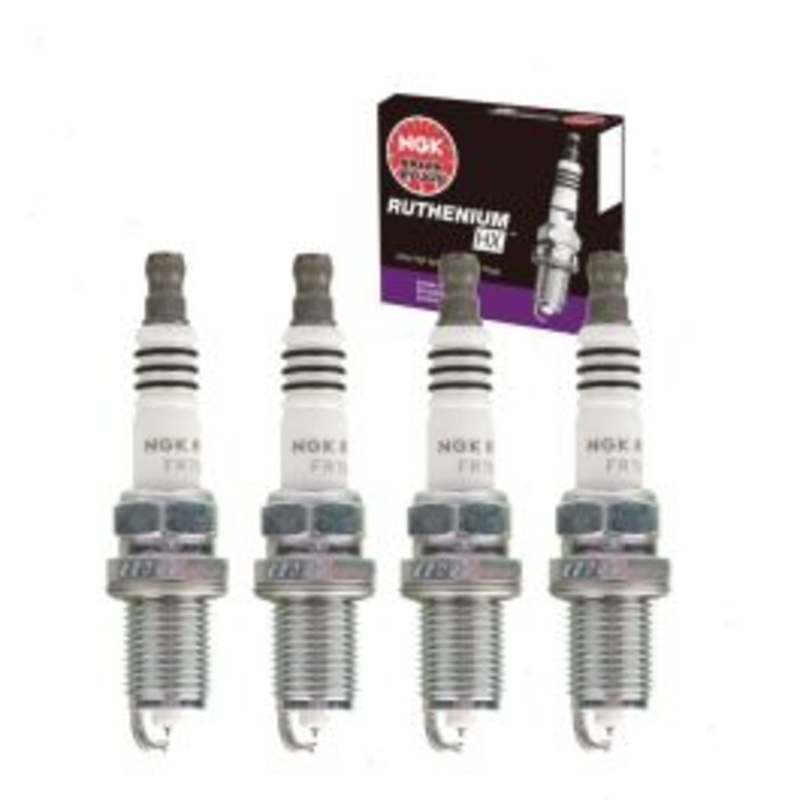 4 pc NGK Ruthenium HX Spark Plugs for 1998-2003 Isuzu Rodeo 2.2L L4