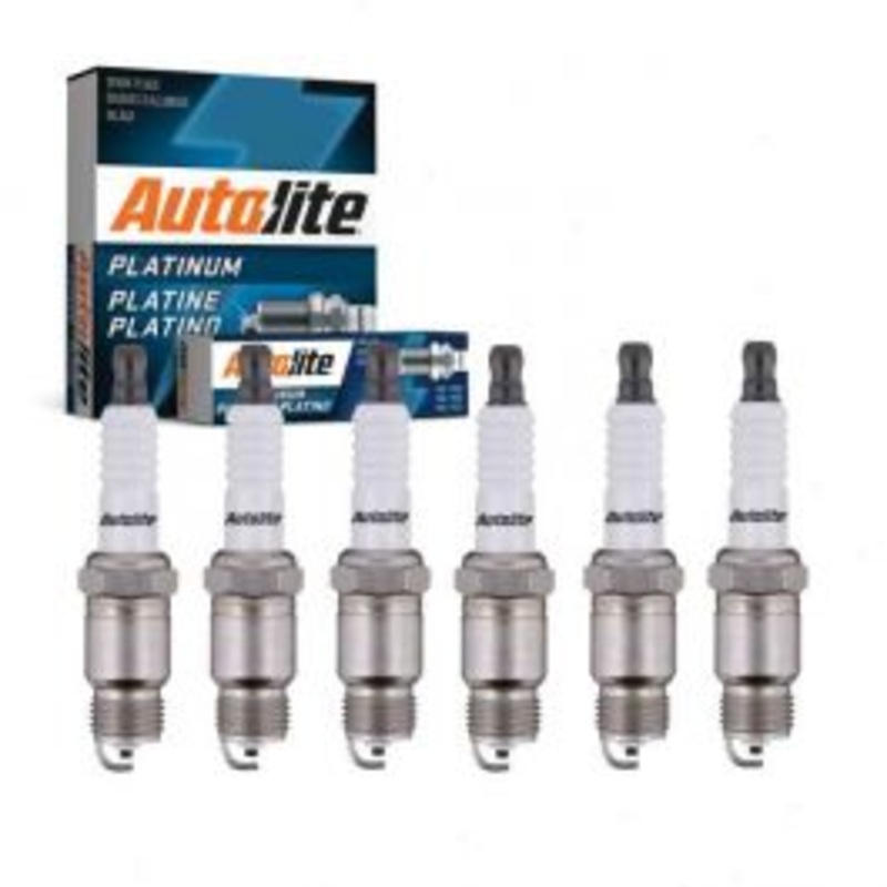6 pc Autolite Platinum Spark Plug for 1985-1988 Chevrolet G30 4.3L V6