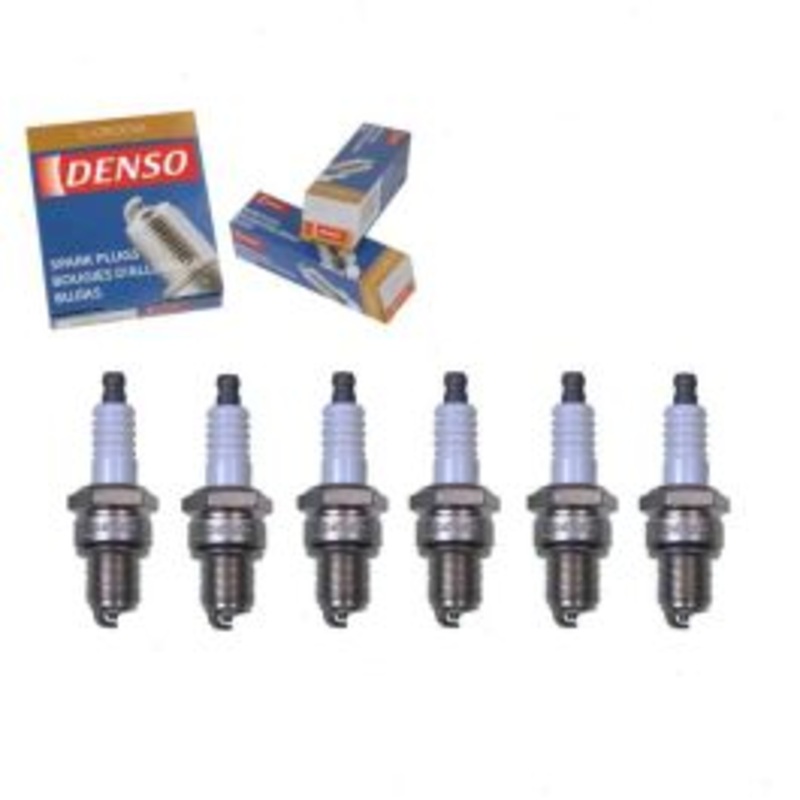 6 pc DENSO Standard U-Groove Spark Plugs for 1990-1996 Hyundai Sonata 3.0L V6