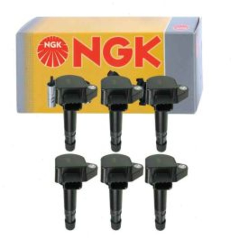 6 pc NGK Ignition Coils for 2001-2003 Acura CL 3.2L V6