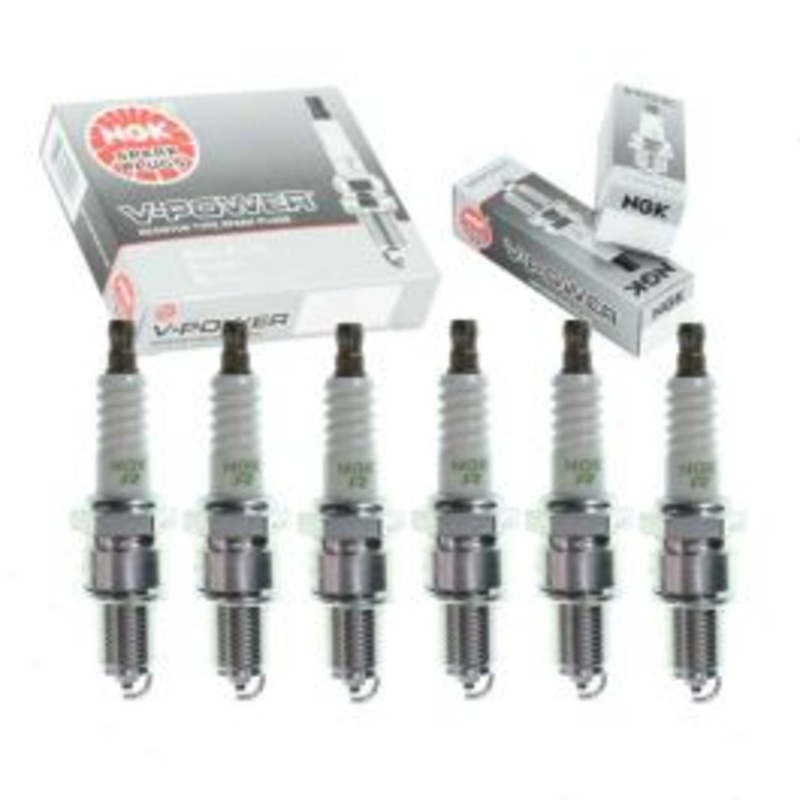 6 pc NGK V-Power Spark Plugs for 1977-1981 Mercedes-Benz 280E 2.8L L6