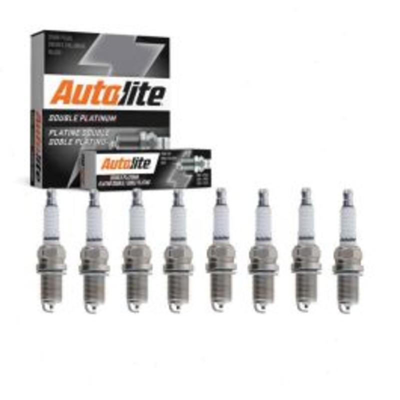 8 pc Autolite Double Platinum Spark Plug for 2000-2003 Jaguar Vanden Plas