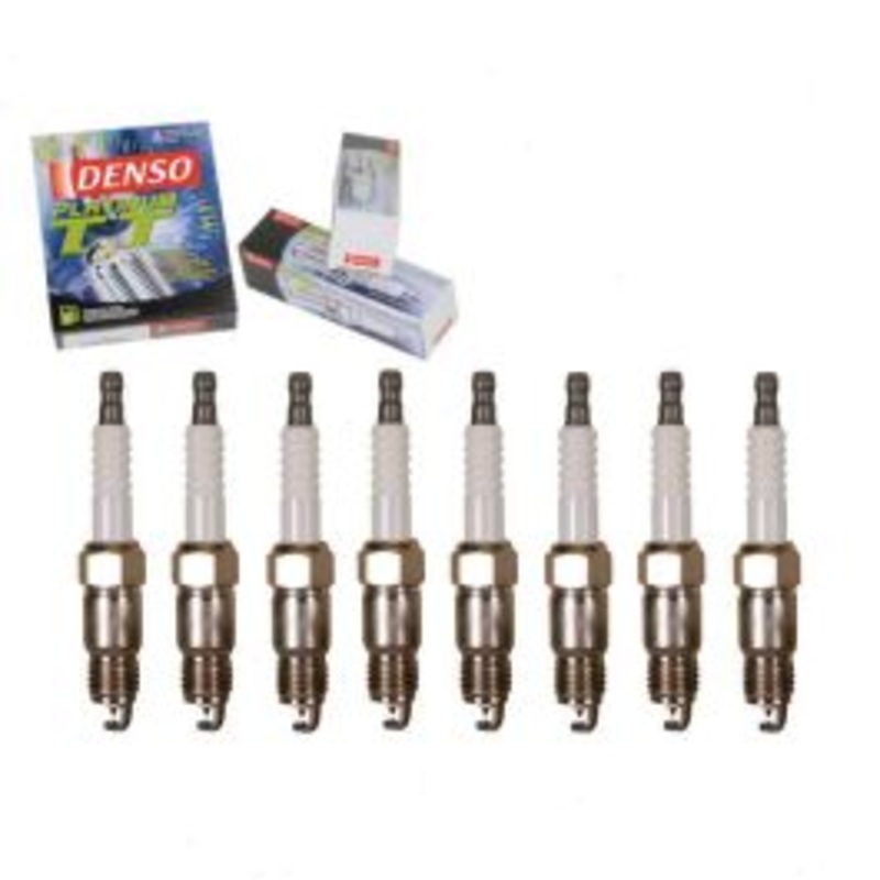 8 pc DENSO Platinum TT Spark Plugs for 1986-1995 GMC K2500 5.0L 5.7L 7.4L V8