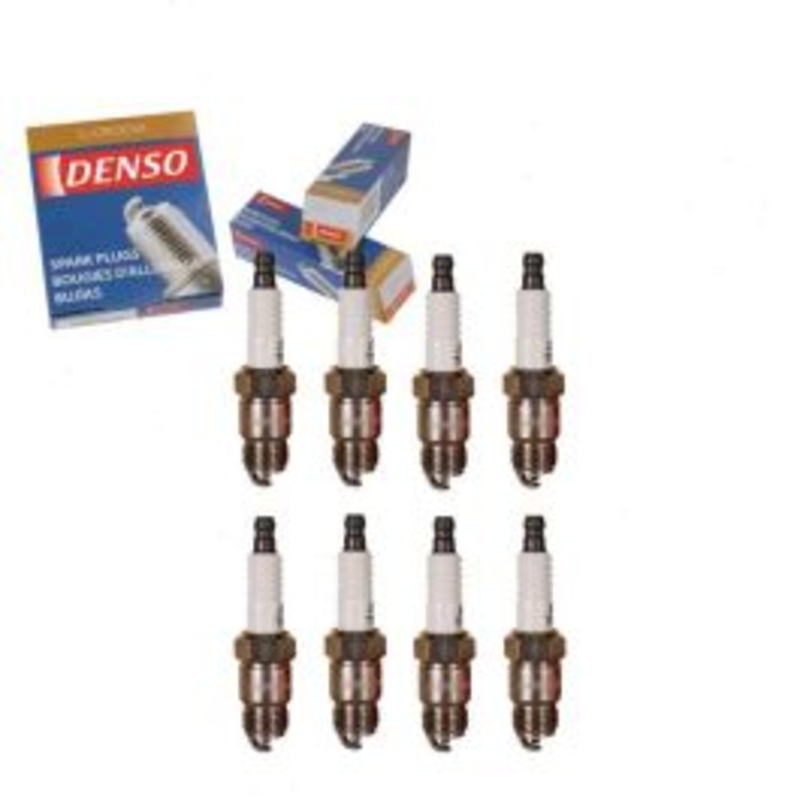 8 pc DENSO Standard U-Groove Spark Plugs for 1976-1983 Chevrolet Malibu 4.4L 5.0L 5.7L V8