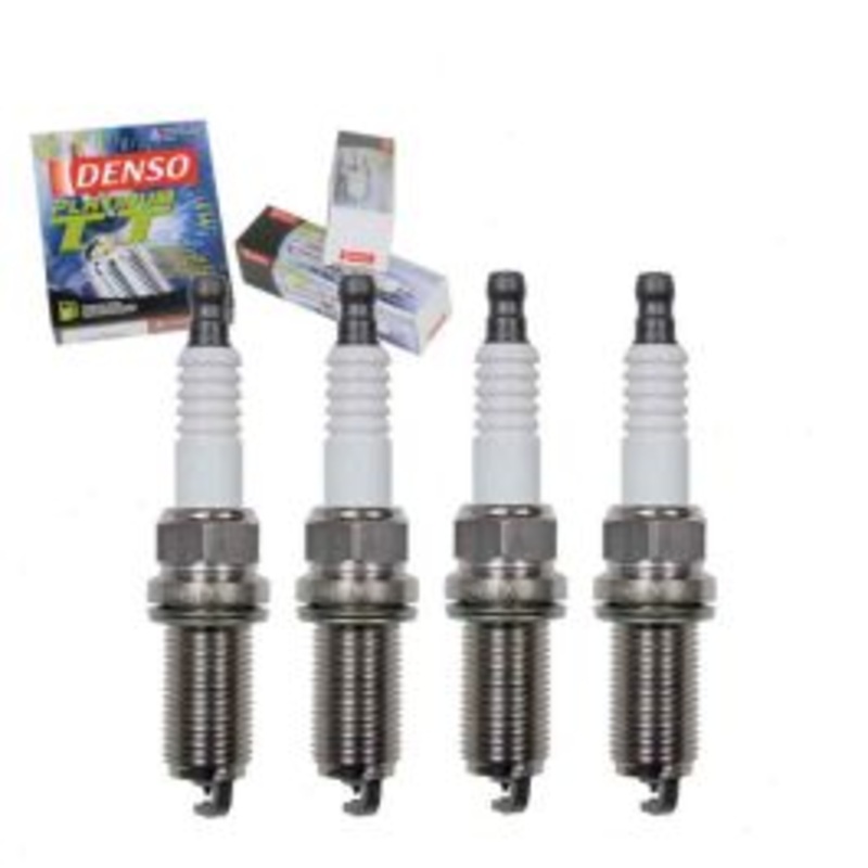 4 pc DENSO Platinum TT Spark Plugs for 2009-2017 Toyota RAV4 2.5L L4