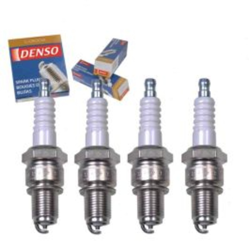 4 pc DENSO Standard U-Groove Spark Plugs for 1970-1977 Audi 100 Series 1.8L 1.9L L4