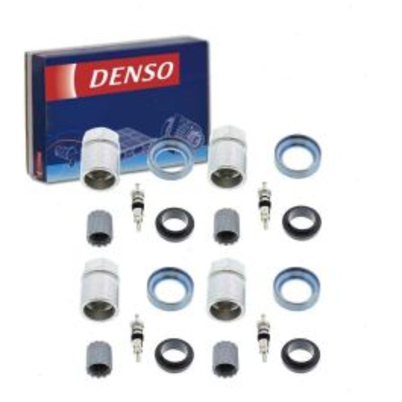 4 pc DENSO TPMS Sensor Service Kits for 2013 Nissan Sentra