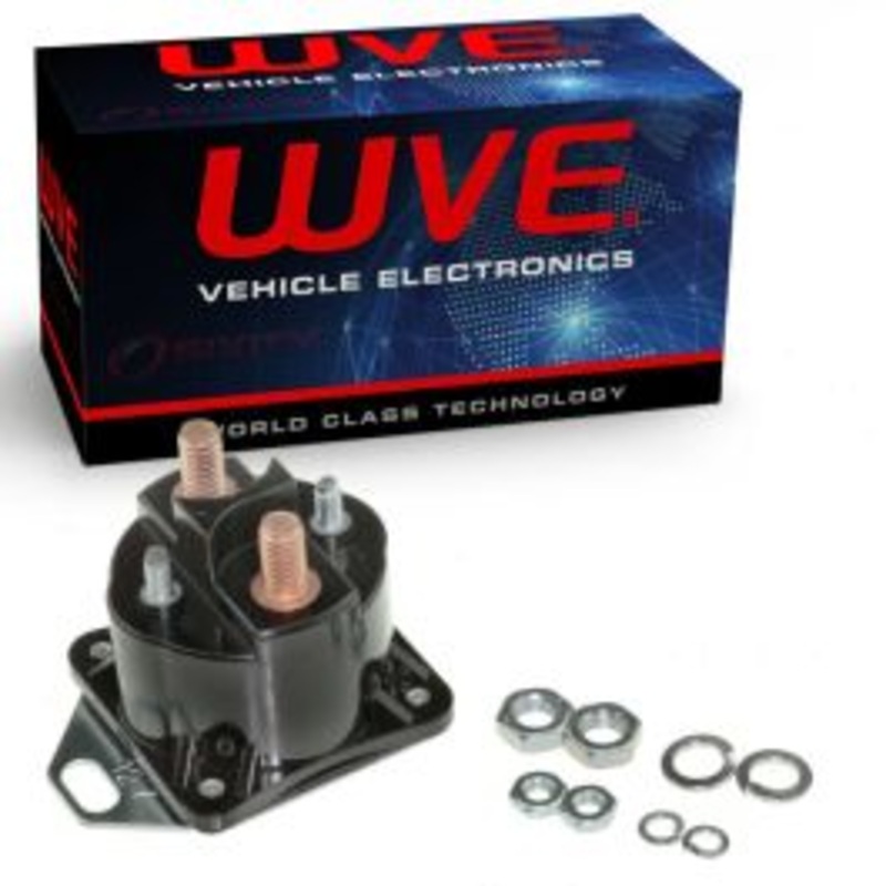 Wells WVE Starter Relay for 1985-2005 Ford Aerostar B-150 B-200 Panel Bronco Bronco II Country Squire Crown 1.6L 1.9L 2.0L 2.3L 2.8L 2.9L 3.0L 3.8L 4.0L 4.2L 4.6L 4.9L 5.0L 5.4L 5.8L 6.8L 7.3L 7.5L L4 L6 V10 V6 V8