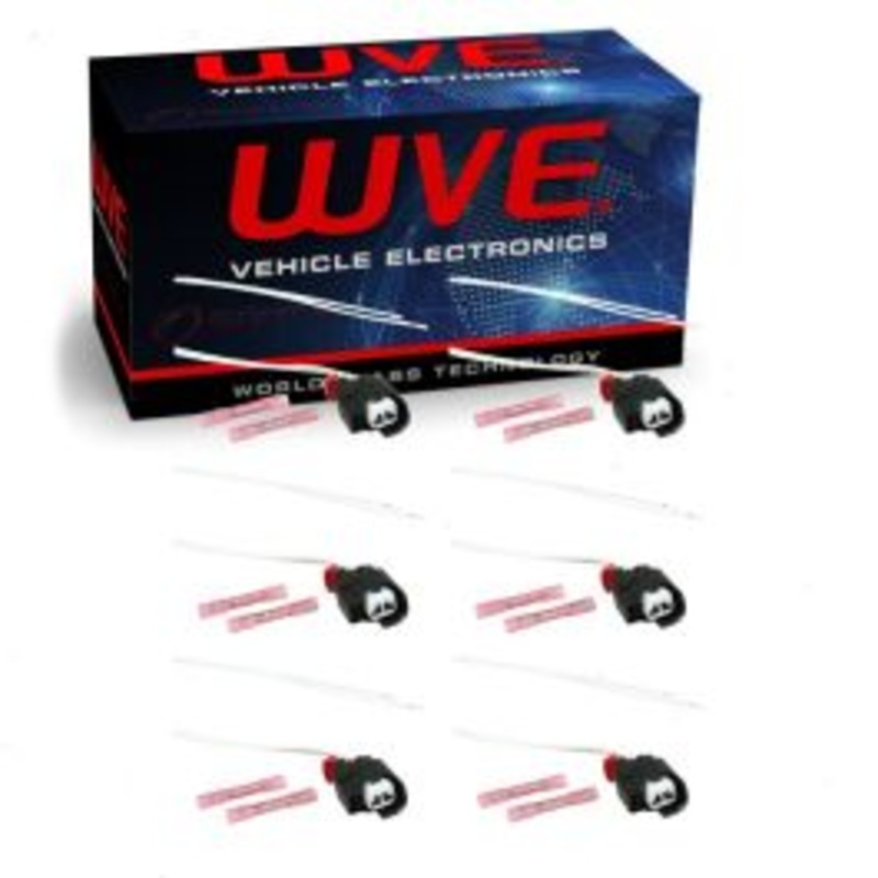 6 pc Wells WVE Fuel Injector Connectors for 2014-2021 Ram 1500 1500 Classic C V ProMaster 1500 ProMaster 2500 ProMaster 35 3.6L V6
