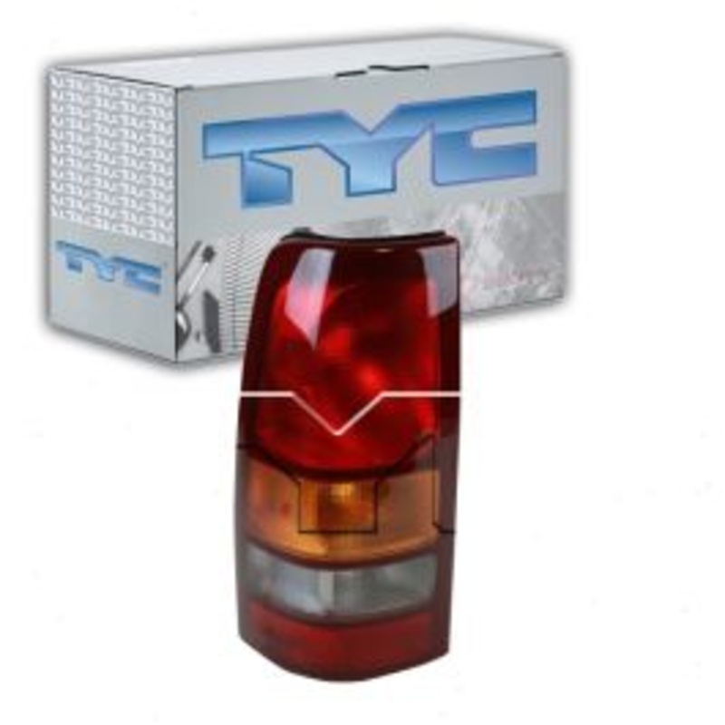 TYC Left Tail Light Lens for 2001-2004 GMC Sierra 3500