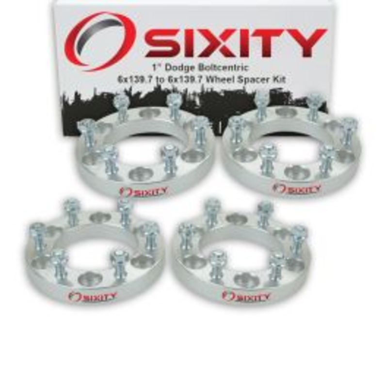 Sixity 4 pc 1" Thick Wheel Spacers - Dodge Ram 50 Raider D50 - 6x139.7mm