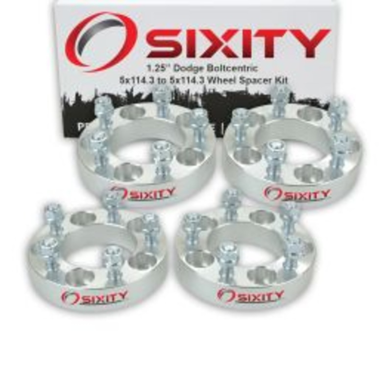 Sixity 4 pc 1.25" Thick Wheel Spacers - Dodge Coronet Monaco - 5x114.3mm