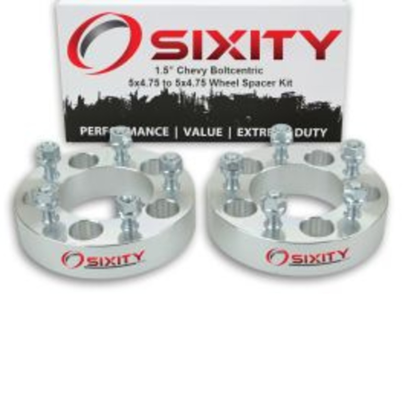 Sixity 2 pc 1.5" Thick Wheel Spacers - Chevy Camaro Corvette - 5x4.75