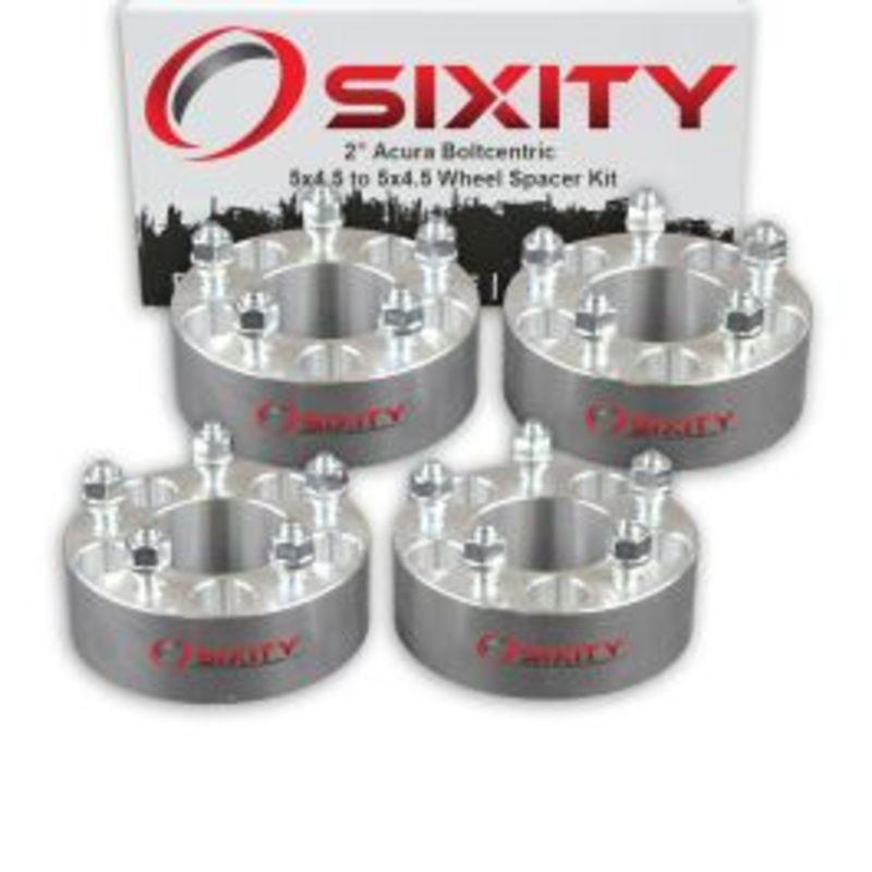 Sixity 4 pc 2" Thick Wheel Spacers - Acura CL Integra MDX RSX - 5x4.5
