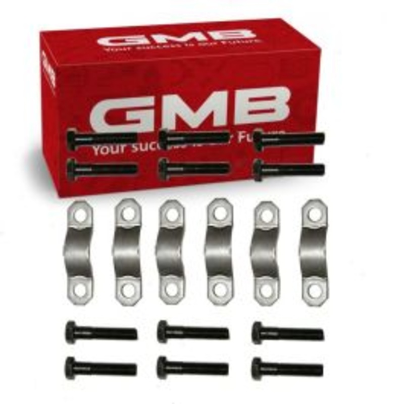 3 pc GMB Rear Shaft Rear Universal Joint Strap Kit for 1975 Chevrolet Bel Air