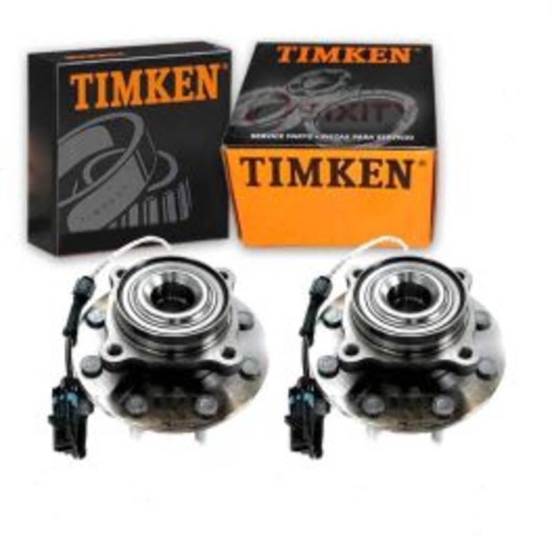 2 pc Timken Front Wheel Bearing Hub Assemblys for 2001-2006 GMC Sierra 2500 HD