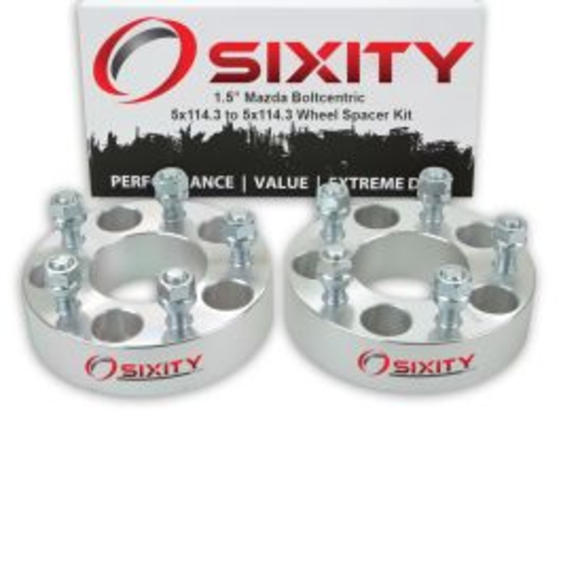 Sixity 2 pc 1.5" Thick Wheel Spacers - Mazda B2500 B3000 B4000 Navajo - 5x114.3mm