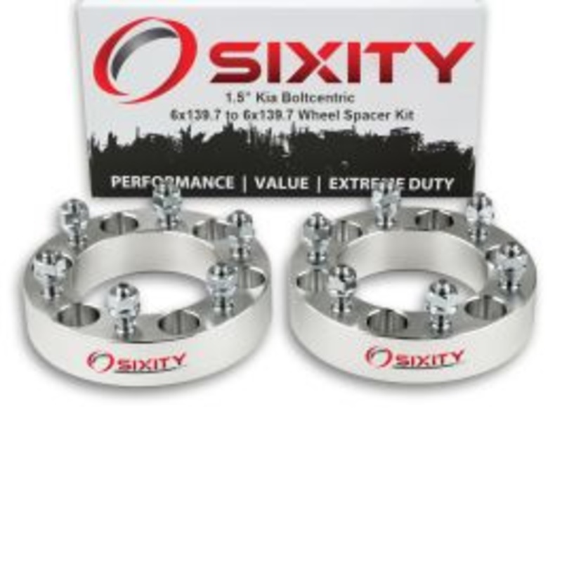 Sixity 2 pc 1.5" Thick Wheel Spacers - Kia Sedona - 6x139.7mm
