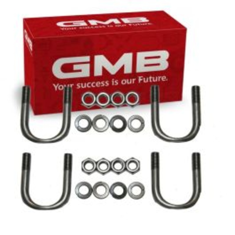 2 pc GMB Rear Shaft All Universal Joint U-Bolt Kit for 1992-1999 Chevrolet C2500 Suburban