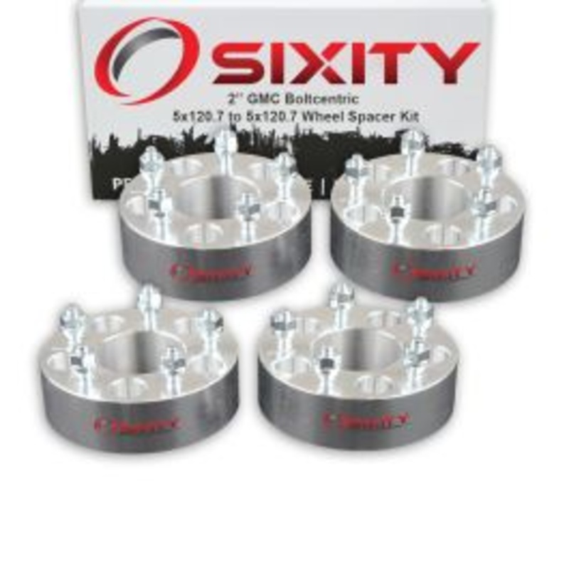 Sixity 4 pc 2" Thick Wheel Spacers - GMC Jimmy Sonoma - 5x120.7mm