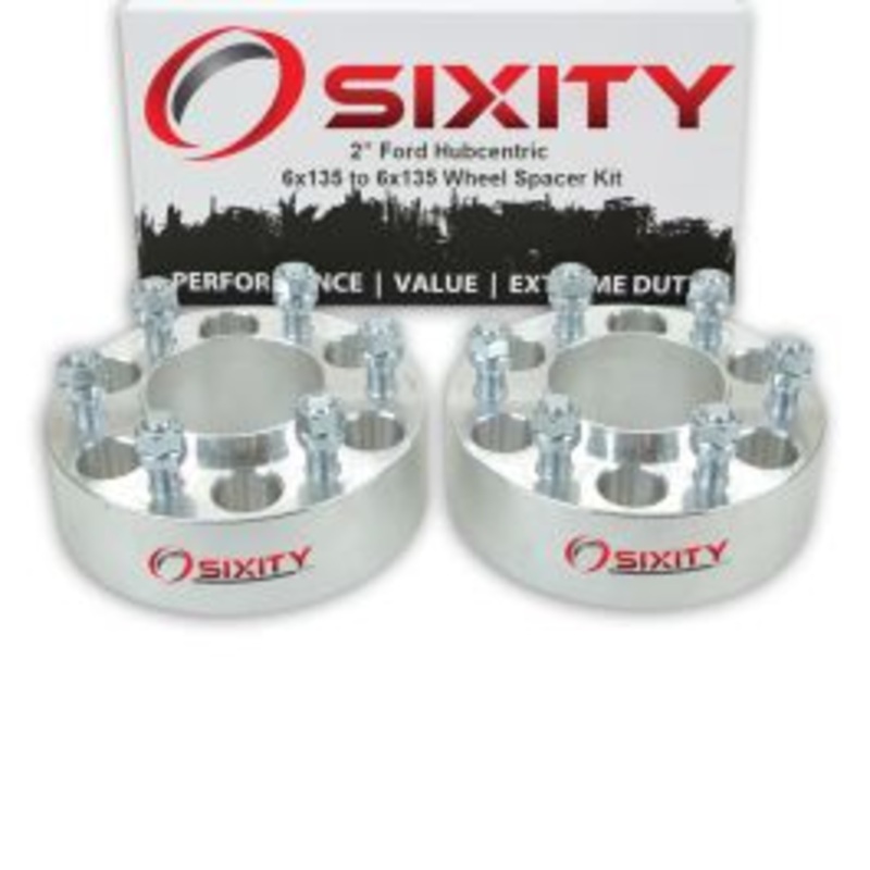 Sixity 2 pc 2" Thick Hubcentric Wheel Spacers - Ford F150 Expedition - 6x135mm