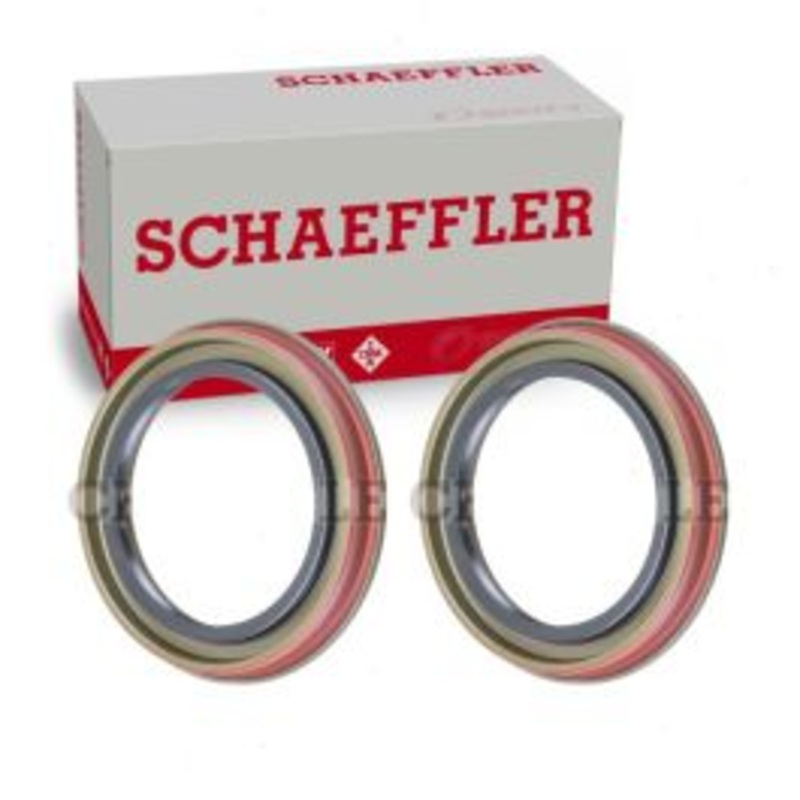 2 pc Schaeffler Rear Wheel Seals for 2010-2016 Ford F-450 Super Duty