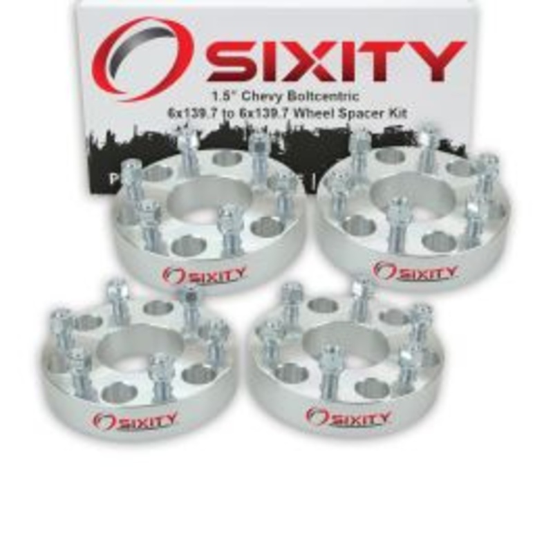 Sixity 4 pc 1.5" Thick Wheel Spacers - Chevy Astro Avalanche Chevy Pickup Express G30 - 6x139.7mm