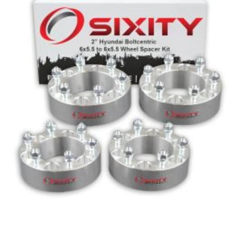 Sixity 4 pc 2" Thick Wheel Spacers - Hyundai Entourage - 6x5.5