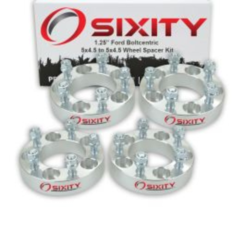 Sixity 4 pc 1.25" Thick Wheel Spacers - Ford Mustang - 5x4.5