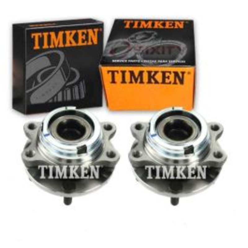 2 pc Timken Front Wheel Bearing Hub Assemblys for 2008-2012 Infiniti EX35