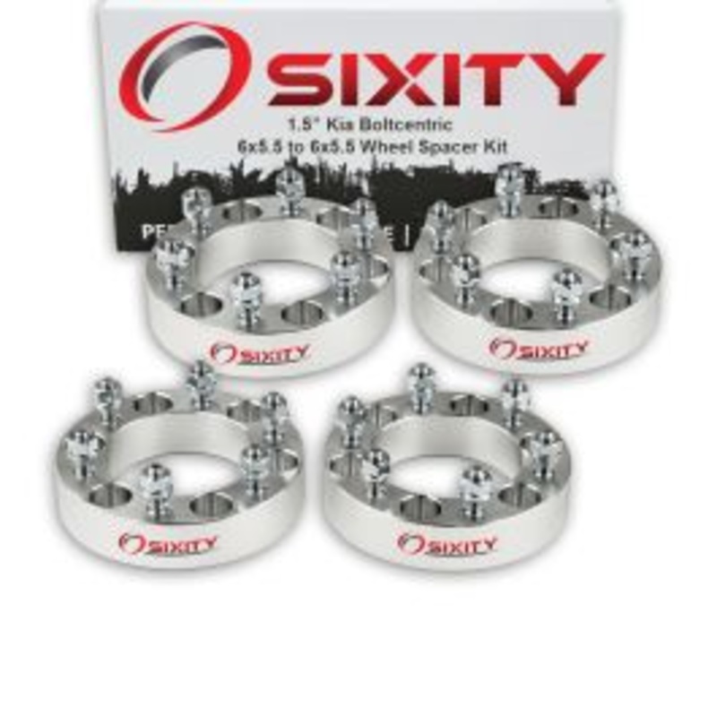 Sixity 4 pc 1.5" Thick Wheel Spacers - Kia Sedona - 6x5.5