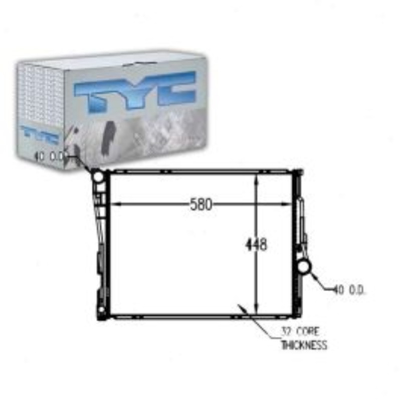 TYC Radiator for 1999 BMW 323is 2.5L L6