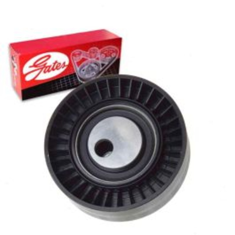 Gates DriveAlign Alternator Water Pump Power Steering Drive Belt Idler Pulley for 2000 BMW 323Ci 2.5L L6