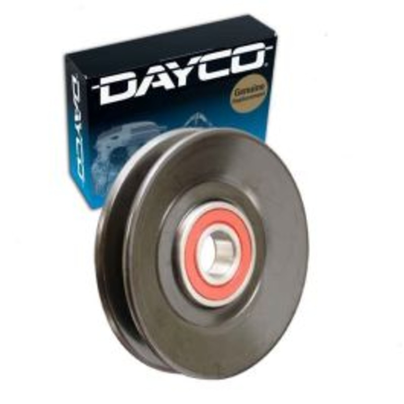 Dayco Drive Belt Idler Pulley for 1975-1991 Ford E-250 Econoline Club Wagon 4.9L 5.0L 5.8L 6.6L 7.3L 7.5L L6 V8