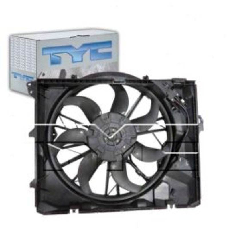 TYC Dual Radiator & Condenser Fan Assembly for 2006 BMW 330xi