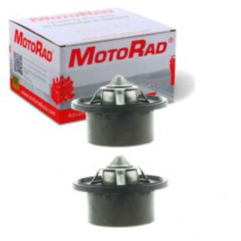 2 pc MotoRad Engine Coolant Thermostats for 1996-2002 GMC Savana 2500