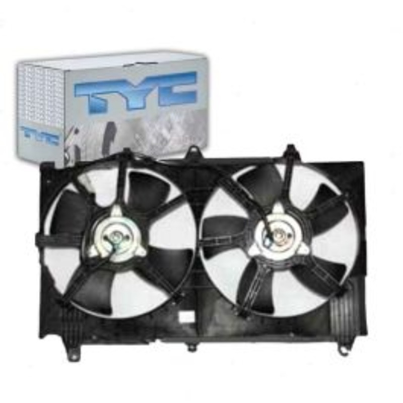 TYC Dual Radiator & Condenser Fan Assembly for 2003-2007 Infiniti G35