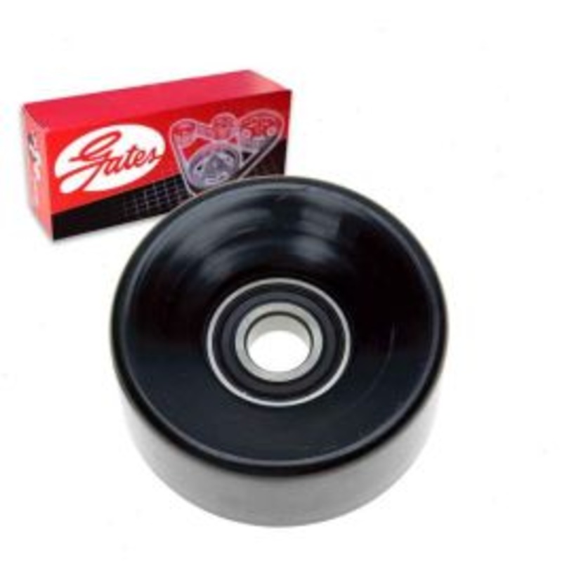 Gates DriveAlign Drive Belt Idler Pulley for 1999-2001 Ford F-250 Super Duty 5.4L 6.8L V10 V8
