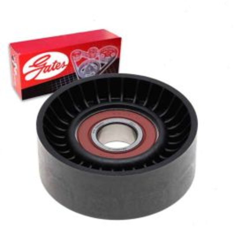 Gates DriveAlign Drive Belt Idler Pulley for 2013-2020 Ford Fusion 1.5L 1.6L 2.7L L4 V6