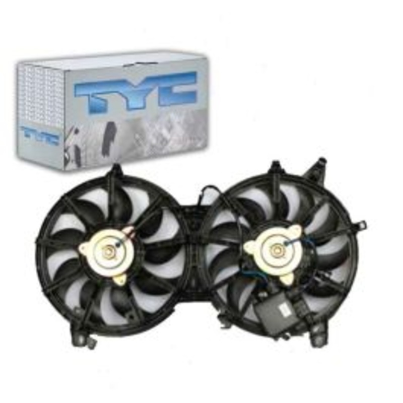 TYC Dual Radiator & Condenser Fan Assembly for 2015 Infiniti Q70L