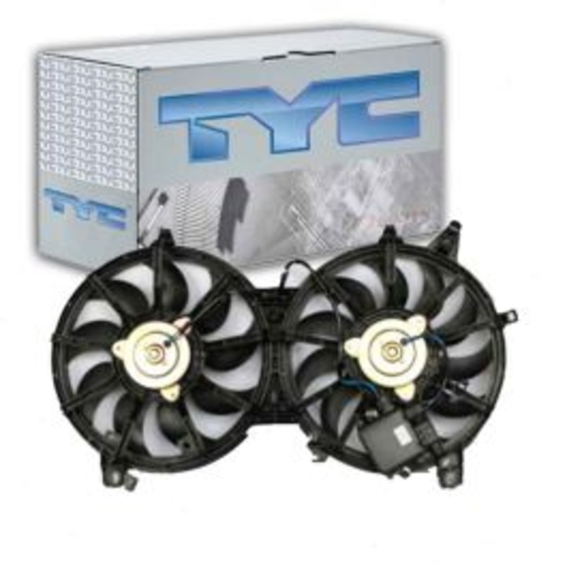 TYC Dual Radiator & Condenser Fan Assembly for 2009-2011 Infiniti FX50