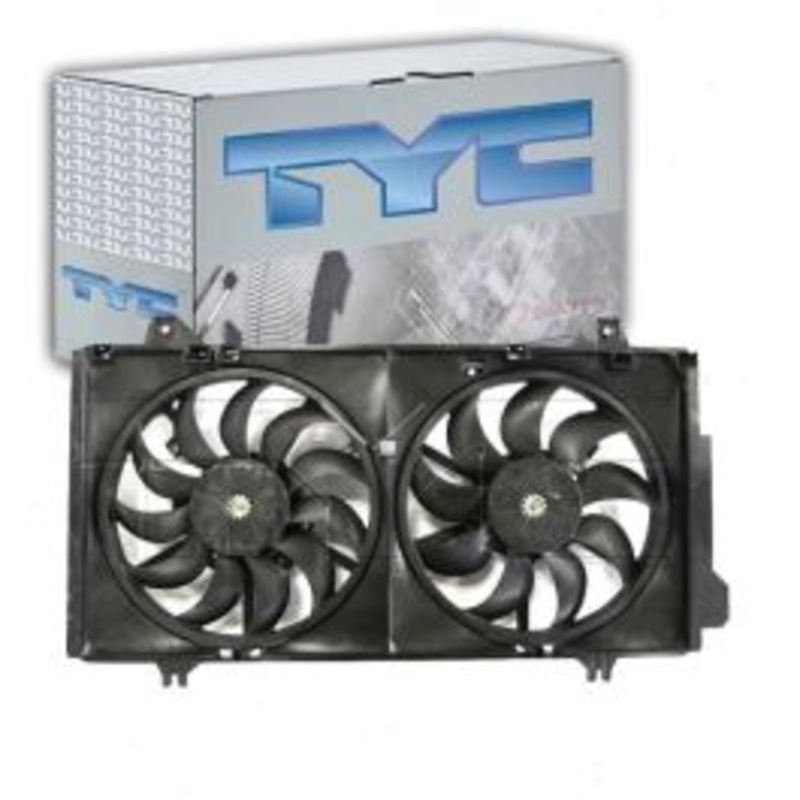 TYC Dual Radiator & Condenser Fan Assembly for 2014-2018 Mazda 3