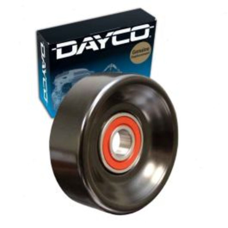 Dayco Smooth Pulley Drive Belt Idler Pulley for 1996-2016 GMC Savana 3500 4.8L 5.7L 6.0L 7.4L 8.1L V8