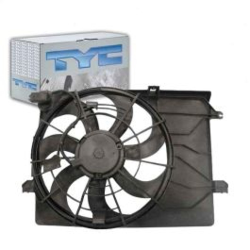 TYC 622700 Dual Radiator & Condenser Fan Assembly